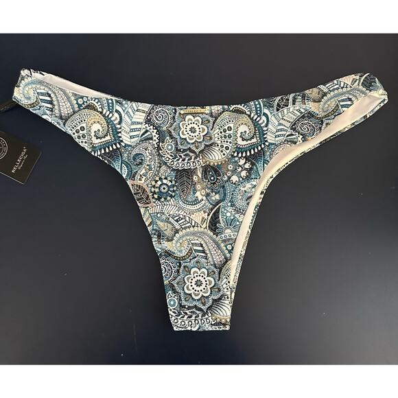 RELLECIGA Women's Cheeky Brazilian Cut Bikini Bottom Printed Size Small - Picture 4 of 6